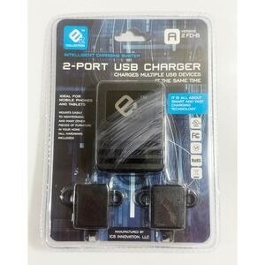 EZ Collection 2-Port USB Charger Intelligent Charging System Version A 2 FD-B